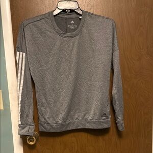 Adidas Gray Running Sweatshirt size L